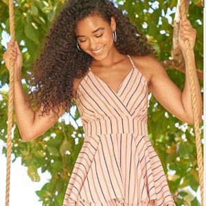 Striped Romper NWT